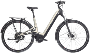Rower elektryczny Bianchi e-Vertic C-Type DEORE 10sp Champagne YSBB5