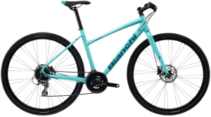 Rower miejski Bianchi C Sport Step Thru Acera 24sp Celeste YSBD9