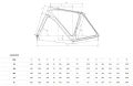 Rower Bianchi Impulso COMP GRX 610 disc 2x12sp YTB86F F7 geometria