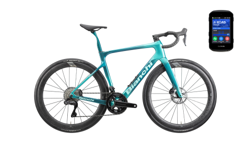 Rower Bianchi INFINITO PRO ULTEGRA Di2 P YVB3KI 8B + Garmin Edge 850