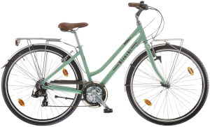 Rower miejski Bianchi Spillo Rubino Deluxe Lady 21sp Celeste YEB5M