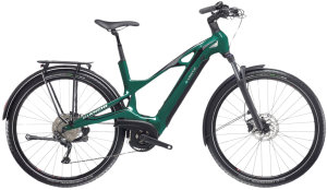 Rower elektryczny Bianchi e-Vertic T-Type Step-through DEORE 10sp Emerald Green YSBC4