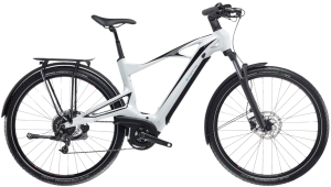 Rower elektryczny Bianchi e-Vertic T-Type Step-through DEORE 10sp Gray YSBC4