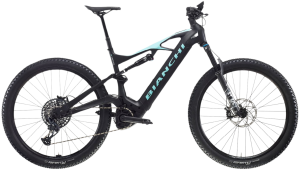 Rower elektryczny Bianchi e-Vertic FX-Type SX 12sp Black CK16 YSBA8