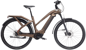 Rower elektryczny Bianchi e-Omnia T Type Step-Through XT 12sp Metal Brown YSBE5